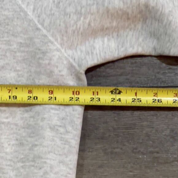 Vintage 80s Hanes Tri-Blend Raglan Gray Sweatshirt Made in USA - Men's Size XXL - Picture 4 of 5